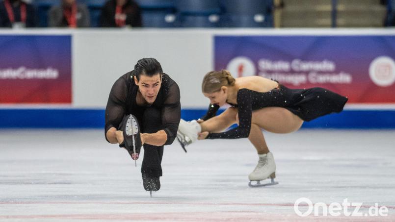 Nikita Volodin (l) und Minerva Hase zählen bei Olympia zu den Favoriten. Bild: Matt Smith/The Canadian Press/AP/dpa