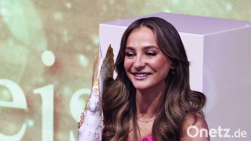Bahnrad-Olympiasiegerin Kristina Vogel wurde beim Deutschen Sportpresseball geehrt. Bild: Hannes P. Albert/dpa