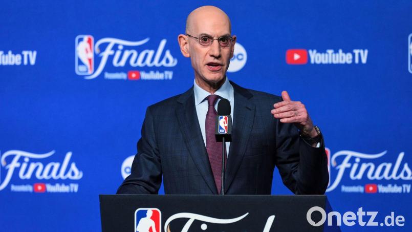 NBA-Boss Adam Silver möchte mit der NBA in Europa mit einer eigenen Liga präsenter werden. Bild: Nate Billings/AP/dpa