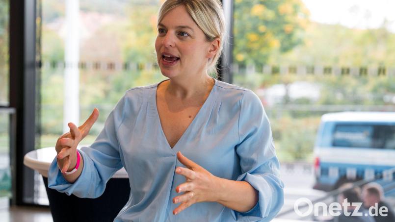 Katharina Schulze fordert mehr Sicherheit für Frauen in Bayern. (Archivfoto) Bild: Daniel Vogl/dpa