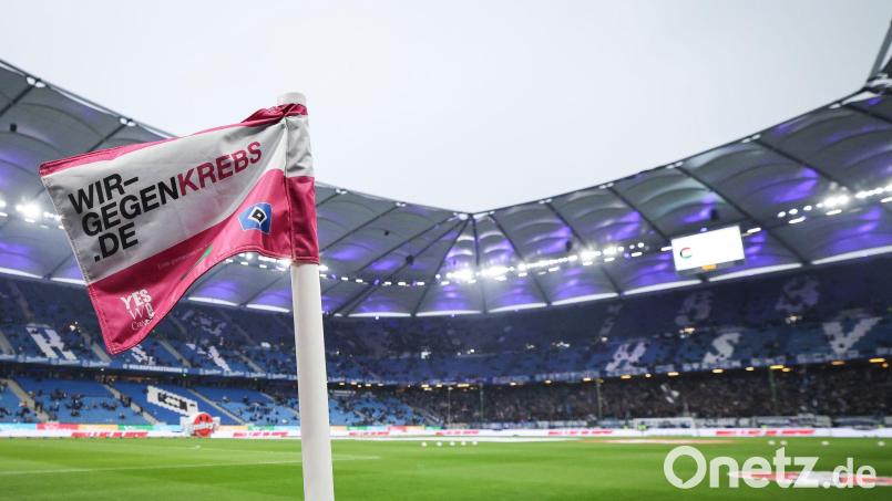 HSV-Aktion: Wir gegen Krebs Bild: Christian Charisius/dpa