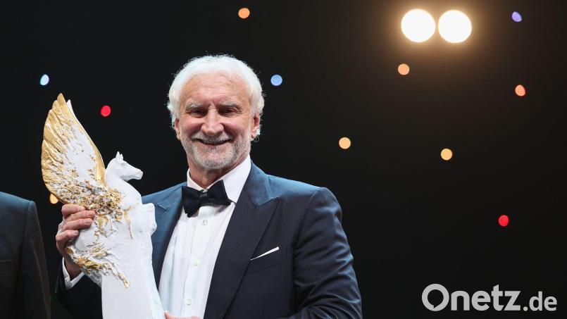 „Legende des Sports“: DFB-Sportdirektor Rudi Völler. Bild: Hannes P. Albert/dpa