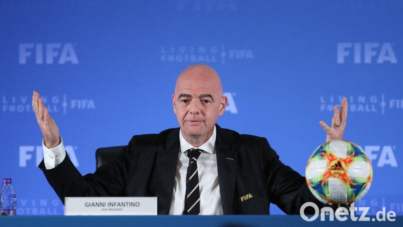 Die FIFA mit Präsident Gianni Infantino richtet einen Sonderfonds ein. Bild: Ding Ting/Xinhua/dpa