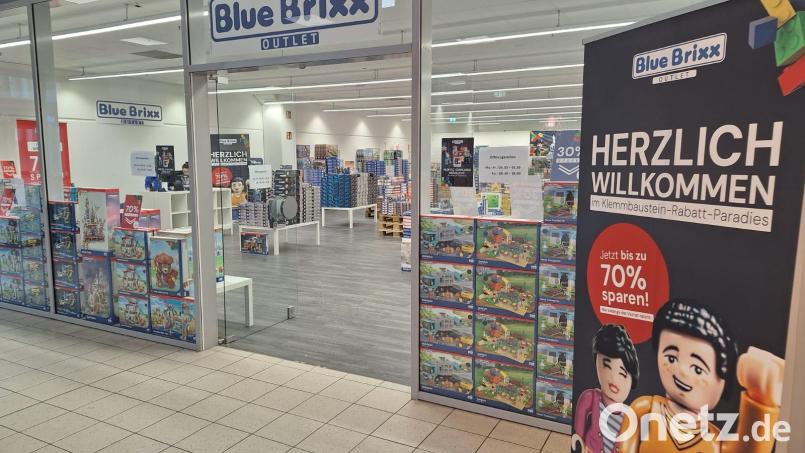 Seit dem 5. November im KEC Marktredwitz vertreten: Blue Brixx, der deutsche Lego-Konkurrent. Bild: Andreas Godawa