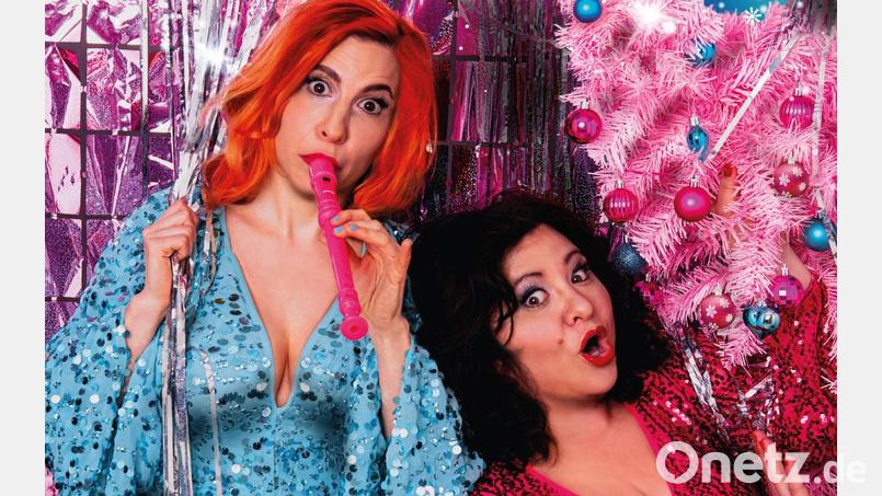 Das Duo &quot;Die Puderdose&quot;. Bild: Claudia Schuma/exb