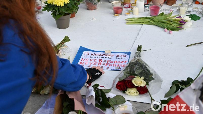 Für Frankreichs Innenminister Laurent Nuñez ist das Spiel der französischen Nationalmannschaft am zehnten Jahrestag der islamistischen Terroranschläge in Paris ein besonderes Zeichen. Bild: Emma Da Silva/AP/dpa