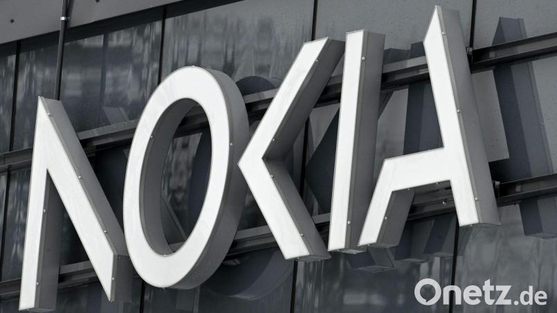 Das Nokia-Firmenlogo am Hauptsitz in Finnland. (Symbolbild) Bild: Heikki Saukkomaa/Lehtikuva/dpa