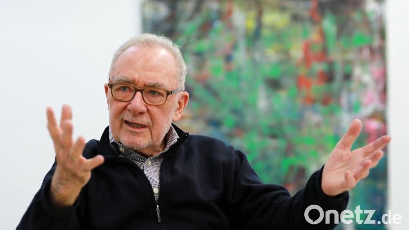 Gerhard Richter führt wieder einmal das Ranking „Kunstkompass“ an (Archivbild). Bild: picture alliance / dpa