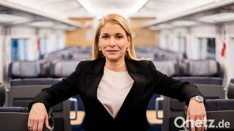Die Bahnchefin Evelyn Palla ist seit 1. Oktober im Amt. (Archivbild) Bild: Christoph Soeder/dpa Pool/dpa