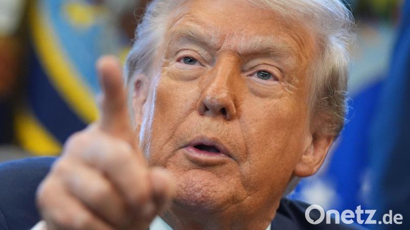 Trump will am Dienstag den saudischen Kronprinz in Washington empfangen. Bild: Evan Vucci/AP/dpa