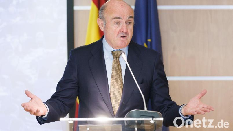 EZB-Vizepräsident de Guindos warnt vor Börsenrisiken wegen des Hypes um KI. (Archivbild) Bild: Eduardo Parra/EUROPA PRESS/dpa