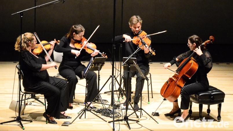 Das Konzert mit dem &quot;Barbican Quartet&quot; wurde vom Bayerischen Rundfunk aufgezeichnet. Bild: Kunz