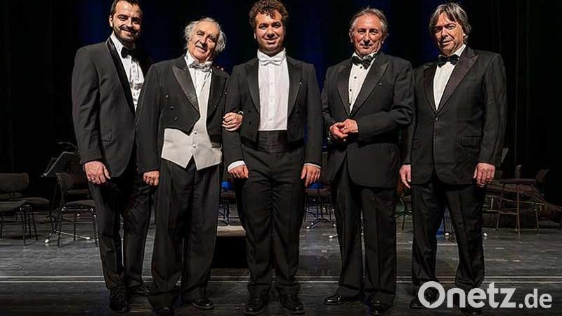 Die fünf herausragenden Tenöre Luigi Frattola, Orfeo Zanetti, Vincenzo Sanso, Alejo Ruiz und Emil Pavlov kommen in die Oberpfalz. Bild: projektart.eu/exb