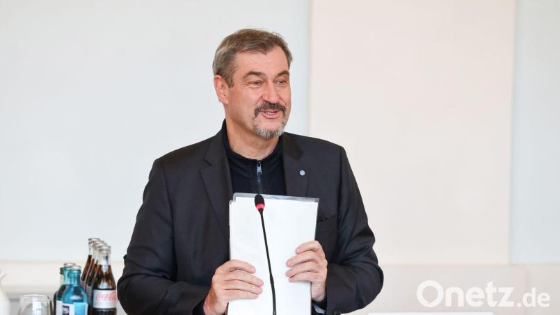 CSU-Chef und Ministerpräsident Markus Söder will kommende Woche eine Regierungserklärung im Landtag abgeben. Bild: Daniel Löb/dpa
