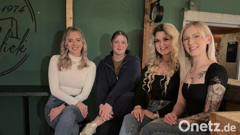 Pächterin Sabrina Hilburger (von links) und ihr Mädels-Team mit Anja Dirmeier, Franziska Peukert und Julia Hilburger. Bild: Sabrina Hilburger