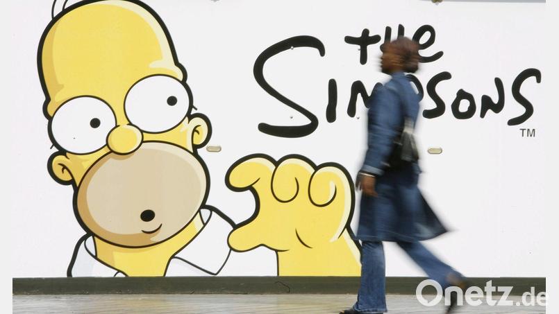 „Die Simpsons“ nehmen Abschied von einer Nebenfigur aus dem Serien-Universum. Archivbild: picture alliance / Benoit Doppagne/epa belga/dpa