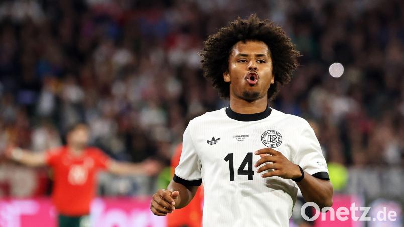 Karim Adeyemi hat seinen Fehler bereut und wird sich sozial engagieren. Bild: Christian Charisius/dpa