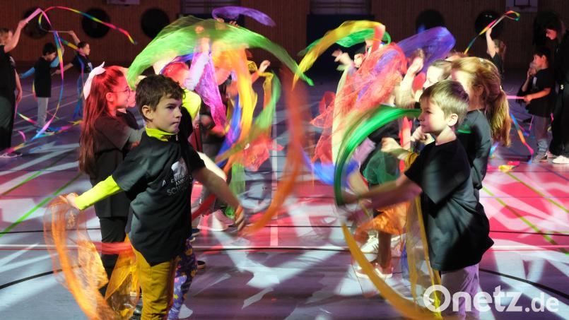 Gelebte Inklusion: Die Kinder der Albert-Schweitzer-Schule gemeinsam mit der Rupert-Egenberger-Schule. Bild: gsp