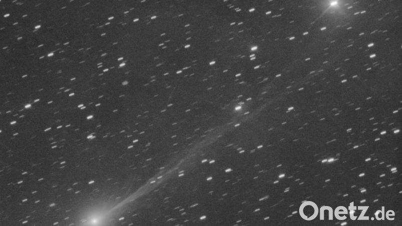 Es handelt sich um einen seltenen interstellaren Kometen. Bild: Gianluca Masi/AP/dpa