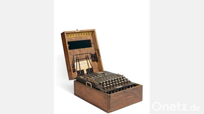 Zehn Monate lang konnten die Alliierten die Enigma-verschlüsselten Funksprüche deutscher U-Boote nicht lesen. (Handout) Bild: ---/Christie&#039;s images Ltd 2025/dpa