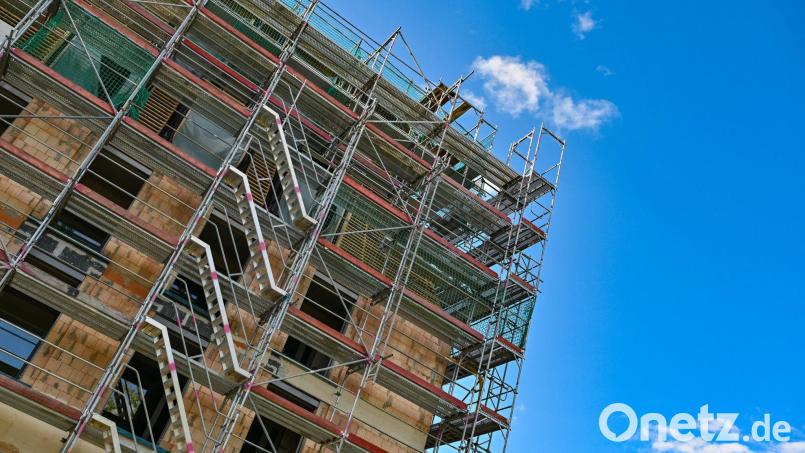 Am Bau läuft es wieder etwas besser. (Symbolbild) Bild: Patrick Pleul/dpa