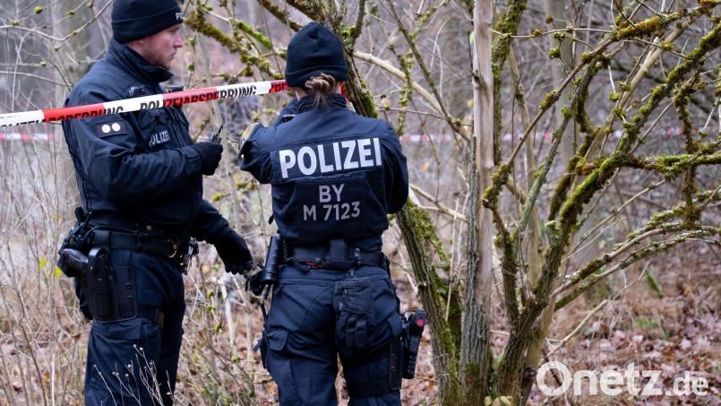 Die Polizei sucht nach der Identität einer in einem Wald bei Neuried gefundenen Toten. Bild: Sven Hoppe/dpa