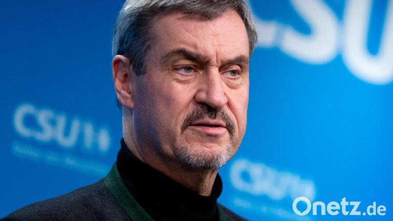 Söder warnt vor den Folger einer Vertrauensfrage. (Archivbild) Bild: Sven Hoppe/dpa