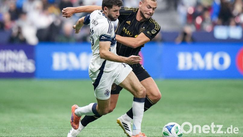 Thomas Müller setzte sich mit Vancouver gegen Los Angeles durch. Bild: DARRYL DYCK/The Canadian Press/AP/dpa