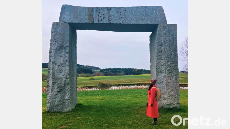 Der Trilith bei Kulz ist ein beeindruckender Anblick. Bild: Evi Wagner