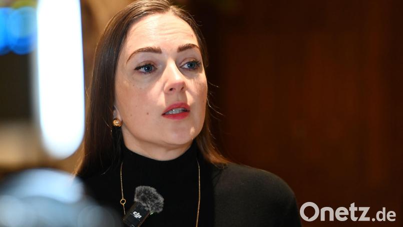 Olexandra Matwijtschuk und ihre Menschenrechtsorganisation Center for Civil Liberties haben 2022 mit Aktivisten aus Belarus und Russland den Friedensnobelpreis bekommen. Bild: Markus Lenhardt/dpa