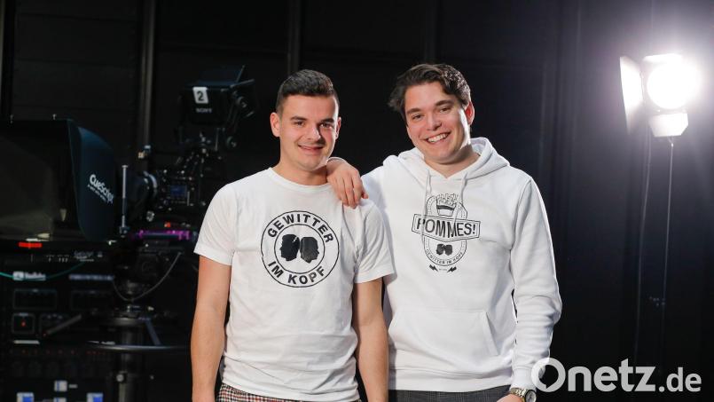 Jan Zimmermann (links) vom Youtube-Kanal „Gewitter im Kopf“ ist tot. Bild: Gerald Matzka/dpa-Zentralbild/ZB