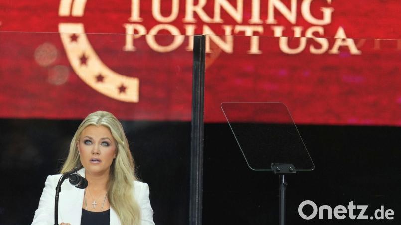 Kirks Organisation unterstützt eine Präsidentenkandidatur von JD Vance. (Archivbild) Bild: Ross D. Franklin/AP/dpa