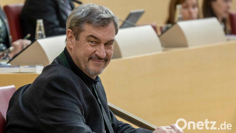 Markus Söder nutzt die Landtagssitzung für eine Regierungserklärung. (Archivbild) Bild: Peter Kneffel/dpa