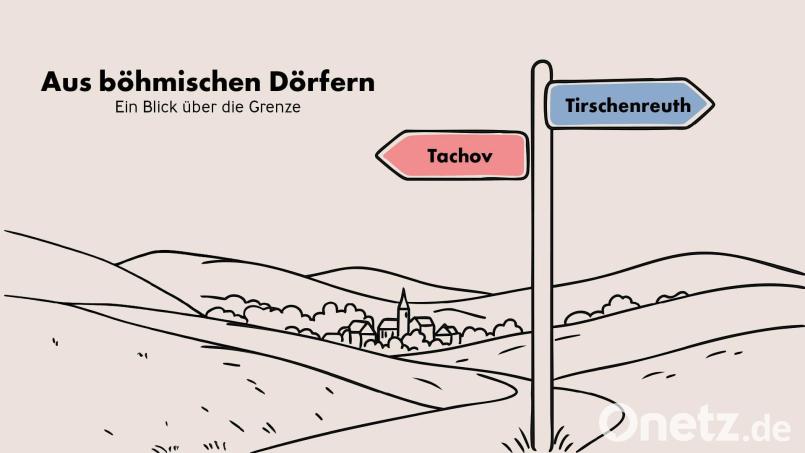 Ein halbes Jahr lang haben wir mit Menschen in Böhmen gesprochen: Ein Blick über die Grenze. Grafik: Marco Meier
