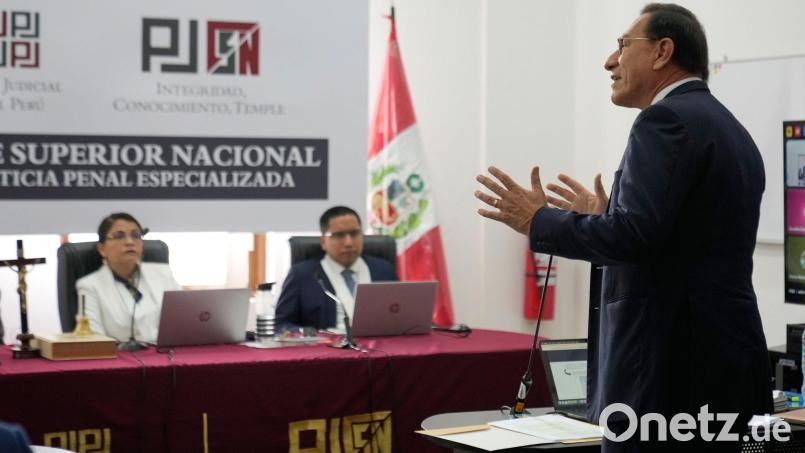 Vizcarra wurde zu 14 Jahren Haft verurteilt. (Archivbild) Bild: Martin Mejia/AP/dpa