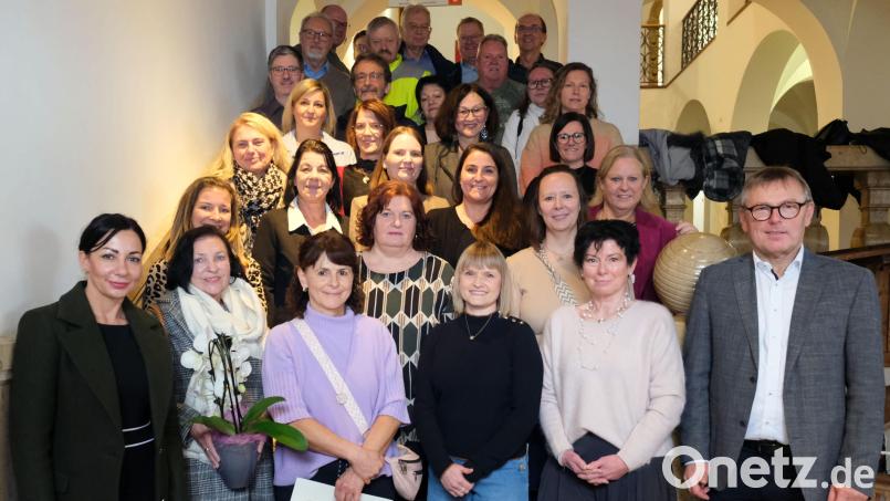 Das Klinikum Amberg ehrte langjährige Mitarbeiter. Bild: Klinikum/Uschold