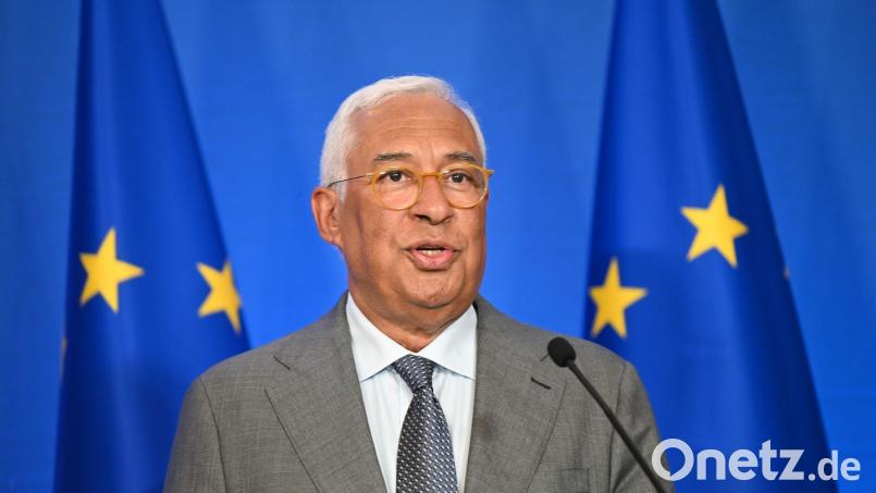 Die USA haben nicht über EU-Belange zu entscheiden, sagt Ratspräsident Costa. (Archivbild) Bild: Johannes Neudecker/dpa