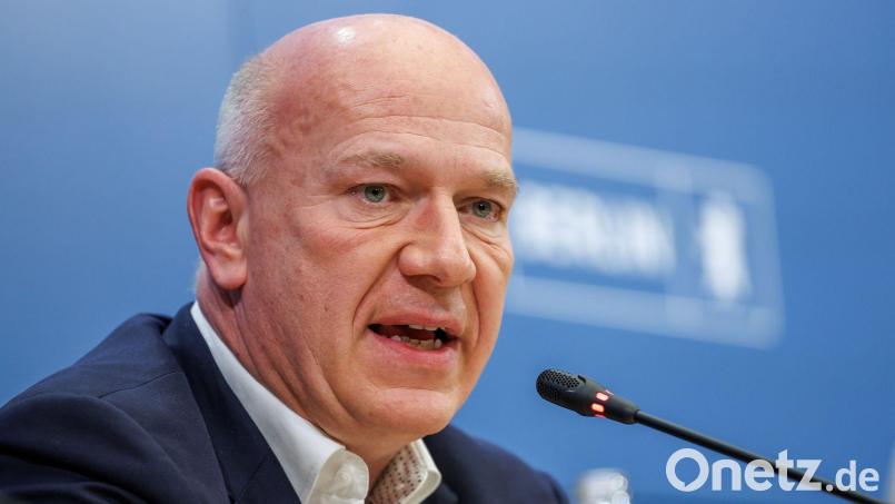 Wegner hielt ein leidenschaftliches Plädoyer für Olympia und Paralympics in der Hauptstadt. Bild: Andreas Gora/dpa