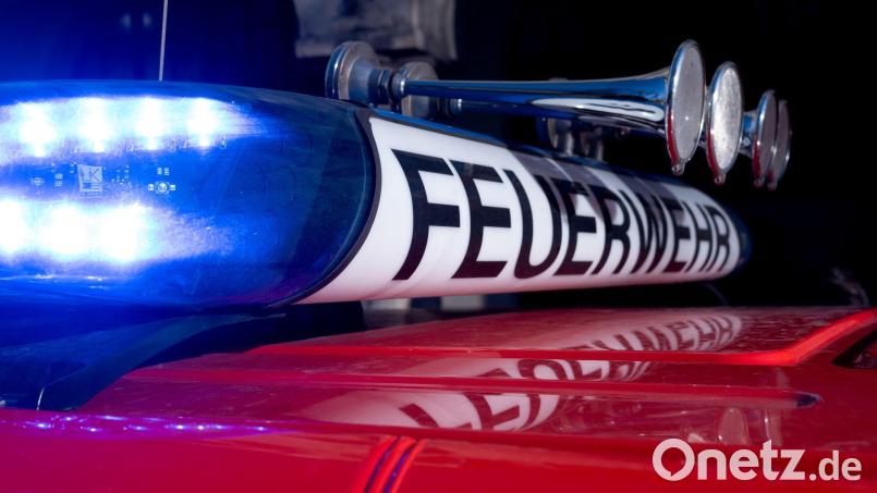 Mit einer Drehleiter retteten die Feuerwehrleute mehrere Menschen aus dem Mehrfamilienhaus. (Symbolbild) Bild: Niklas Treppner/dpa