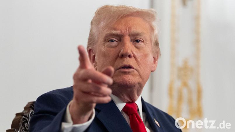 US-Präsident Trump will gegen angebliche Drogenhändler nicht mehr nur auf dem Meer vorgehen. Bild: Alex Brandon/AP/dpa