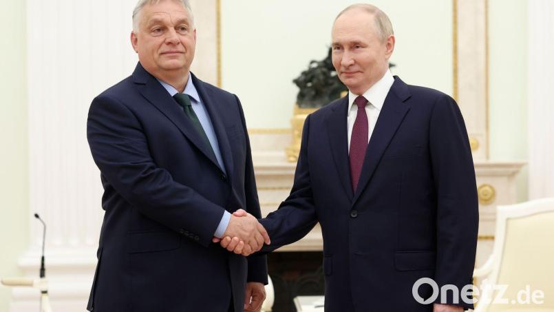 Der ungarische Ministerpräsident Viktor Orban wird in Moskau erwartet. (Archivbild) Bild: Valeriy Sharifulin/Pool Sputnik Kremlin/AP/dpa
