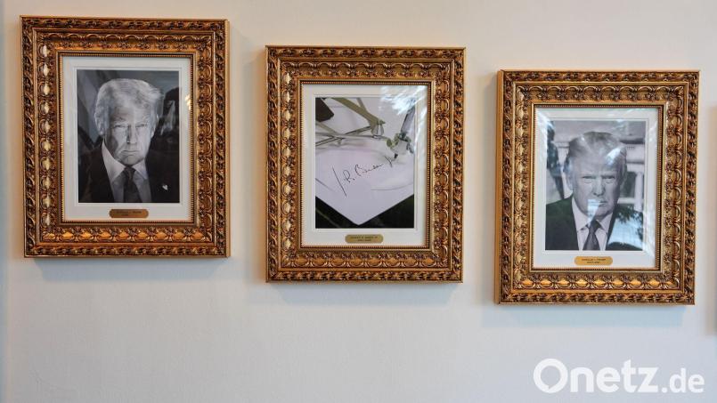 Ein Autopen als Bildnis für Ex-Präsident Biden (Archiv) Bild: Evan Vucci/AP/dpa