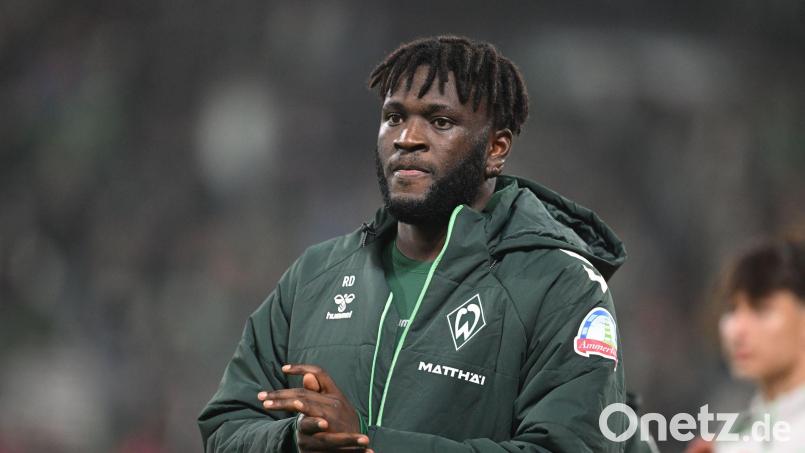 Victor Boniface bei Werder Bremen. Bild: Carmen Jaspersen/dpa