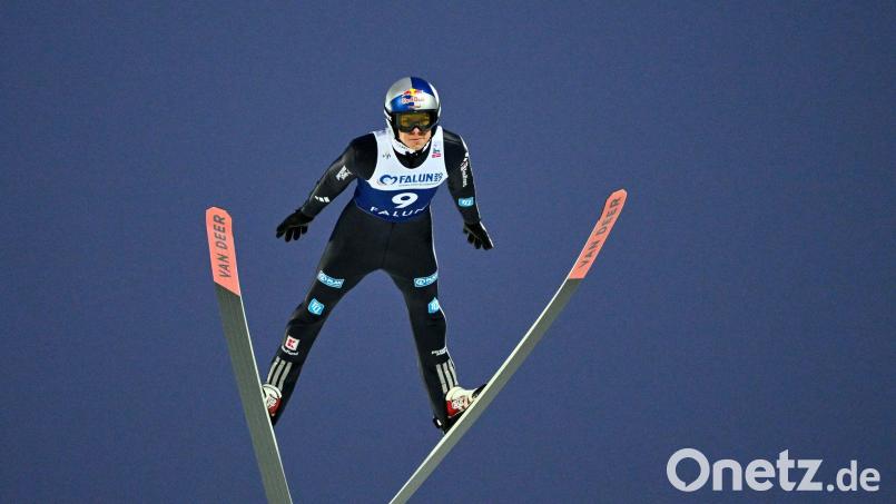 Für Andreas Wellinger lief es diesmal besser. Bild: Fredrik Sandberg/TT News Agency/AP/dpa
