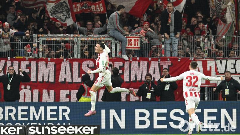 Kölner Jubel: Saïd El Mala hat dem FC in Bremen einen Punkt gerettet. Bild: Carmen Jaspersen/dpa