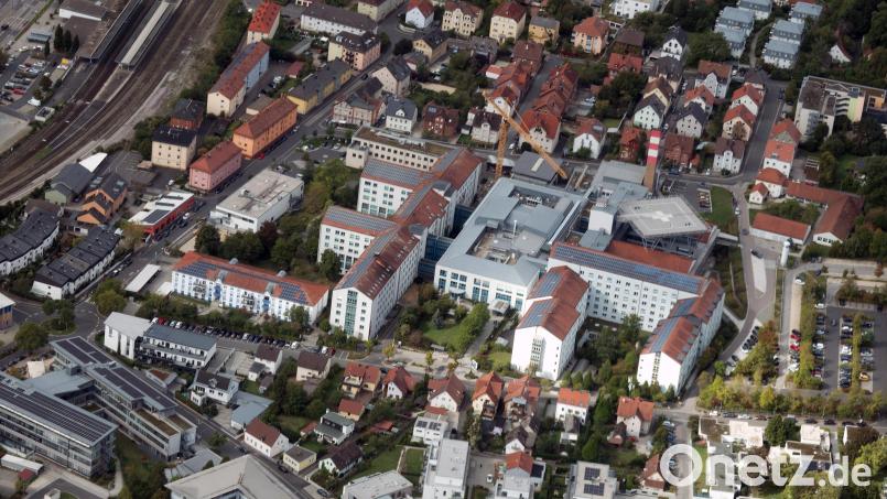 Das Amberger Klinikum St. Marien stand auch in der Haushaltssitzung des Amberger Stadtrats im Mittelpunkt. Luftbild: Bernd Georgi