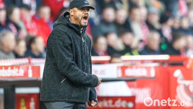 Zurück nach Berlin: Im Kampf um Bundesliga-Punkte erlebte Vincent Kompany vor wenigen Wochen ein 2:2 An der Alter Försterei. Bild: Andreas Gora/dpa