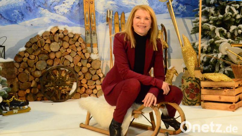 Silke Popp freut sich schon auf Weihnachten. Bild: Kunz
