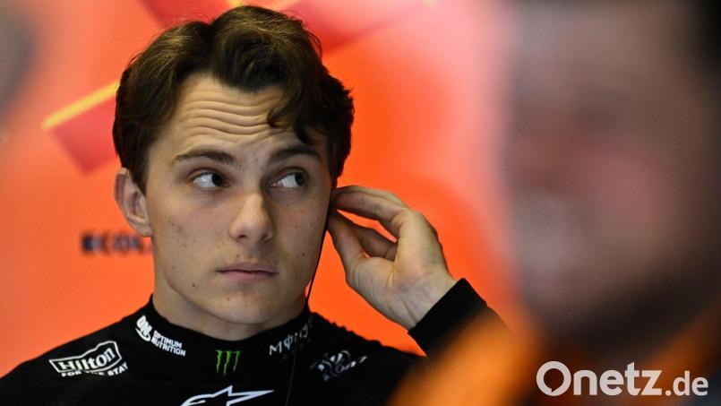 Nur Zuschauer beim ersten Freien Training fürs Formel-1-Finale: Oscar Piastri. (Archivbild) Bild: Denes Erdos/AP/dpa