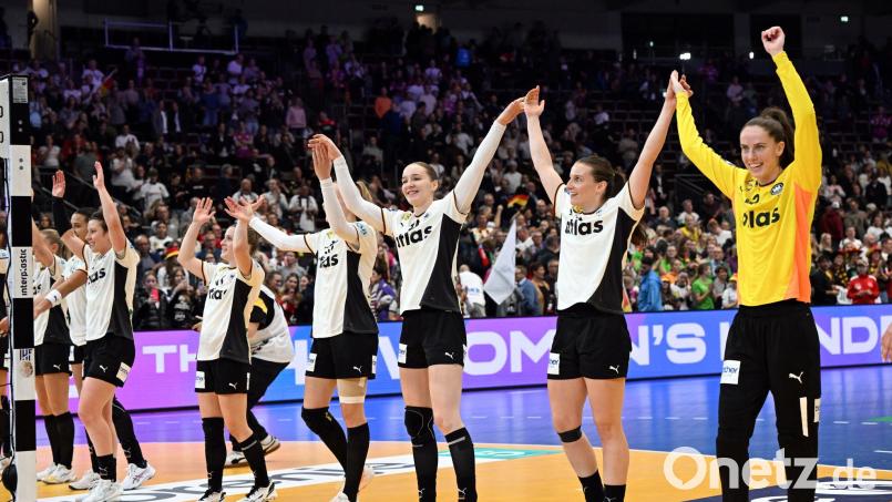 Die Handballerinnen haben bei der Heim-WM einen Erfolgslauf. Bild: Federico Gambarini/dpa